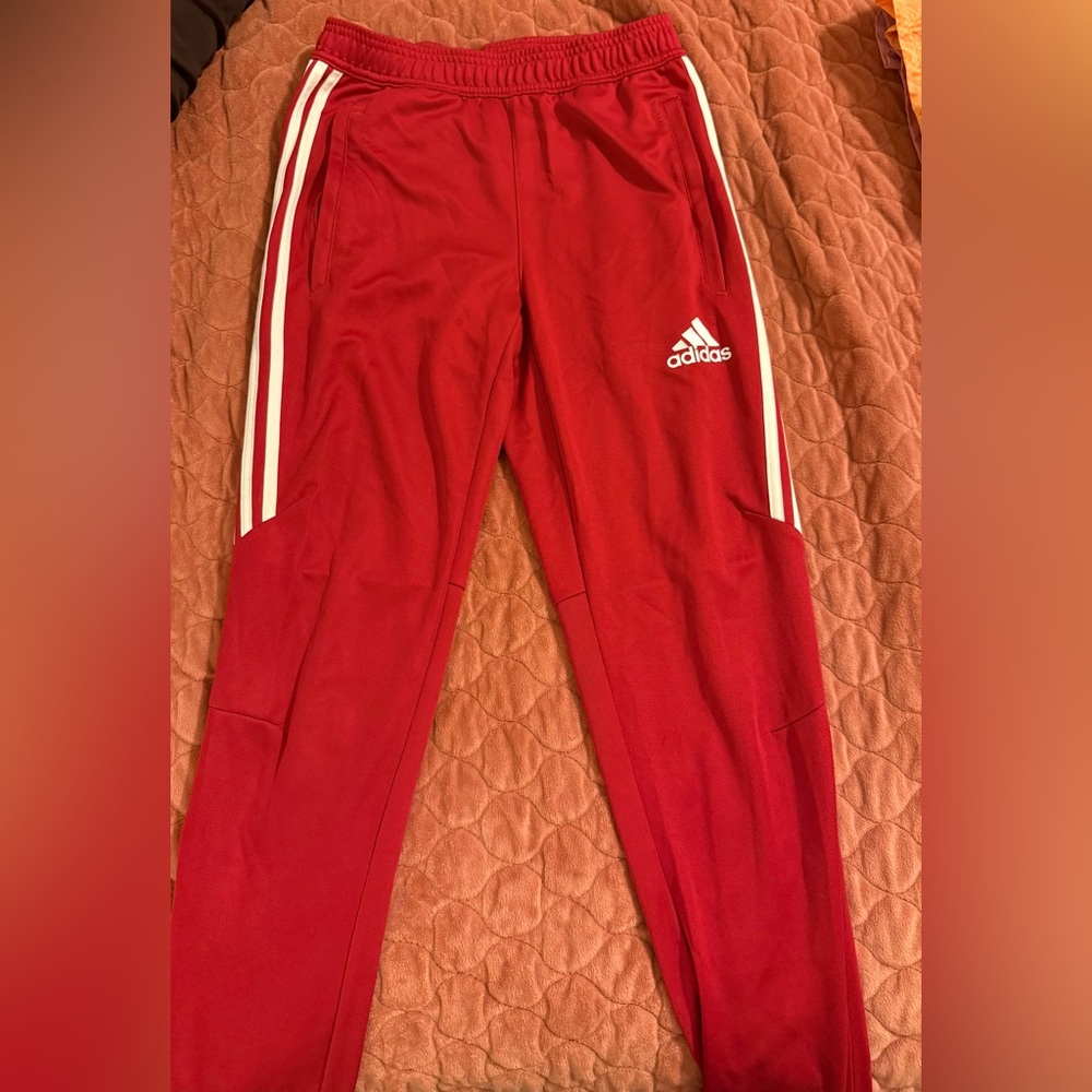 Adidas Red Soccer Pants